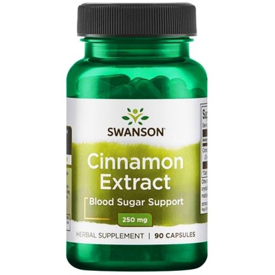 SWANSON CYNAMON extrakt 90k CUKRZYCA diabetyk