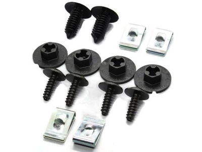 Fiat grande punto 05- doblo ii 10- кліпси підкрилок фото №1