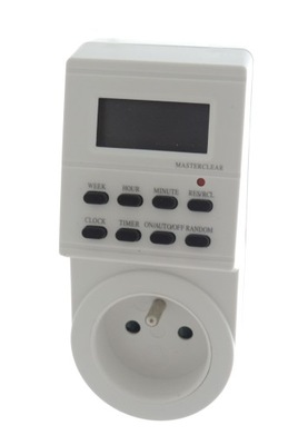 PROGRAMATOR CZASOWY TYGODNIOWY ELEKTRONICZNY 3500W