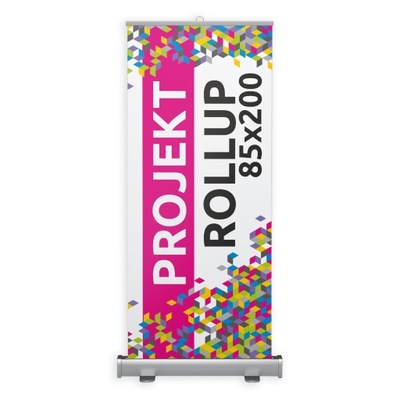 PROFESJONALNY PROJEKT GRAFICZNY roll up rollup