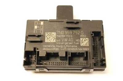 Vw sharan 7n0 модуль дверь 7n0959792g фото №1