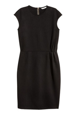 H&M elegancka sukienka mała czarna dopasowana 36 S K20