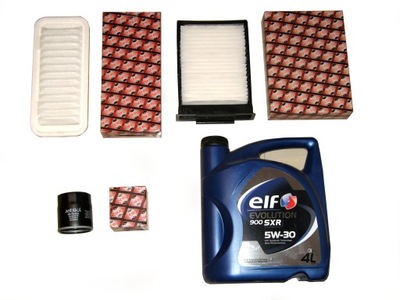 Комплект фільтрів олія toyota aygo 1.0 фото №1