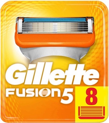 Gillette Fusion 5 wkłady ostrza 8 szt (Power) USA