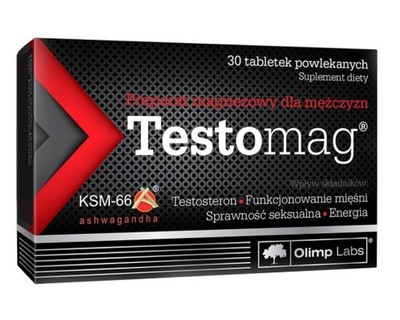 OLIMP TESTOMAG 30 MAGNEZ TESTOSTERON ASHWAGANDHA