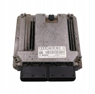 Блок управления audi a8 4h0907409b 0281018150 фото №1