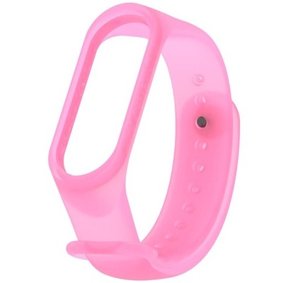 XIAOMI MI BAND4 opaska zamienna przezroczysta PINK