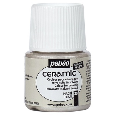 Pebeo CERAMIC farba do ceramiki 45ml 30 pearl