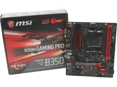 PŁYTA GŁÓWNA MSI B350M GAMING PRO AM4 DDR4