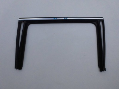 Прокладка дверь vw passat b7 kombi правая задняя хром фото №1