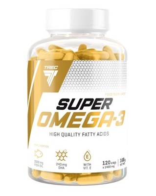 TREC SUPER OMEGA 3 ZDROWE SERCE ODPORNOSC gold 120