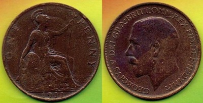 Wielka Brytania 1 Penny 1911 r.