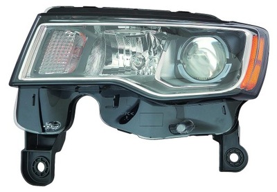 FARO PARTE DELANTERA IZQUIERDA Z CROMO SIMPLE LENTE JEEP  