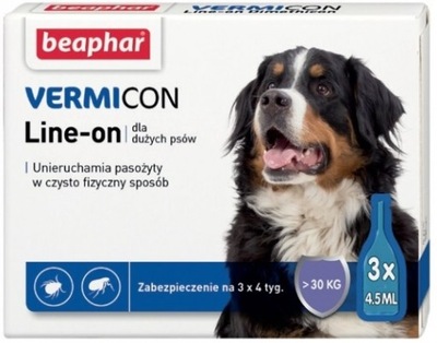 Beaphar krople przeciw pasożytom dla dużych psów