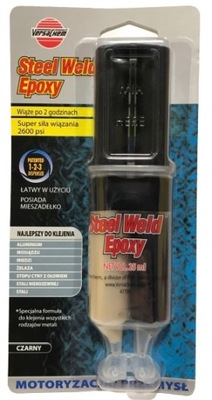 wolnoschnący klej do metalu STEEL WELD EPOXY USA