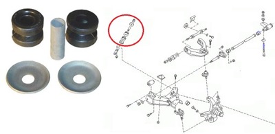 Nissan terrano ii r20 93- набор ремонтный тяга фото №1