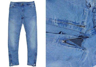 DENIM C&O spodnie JEANSOWE ROZCIĄGLIWE 134