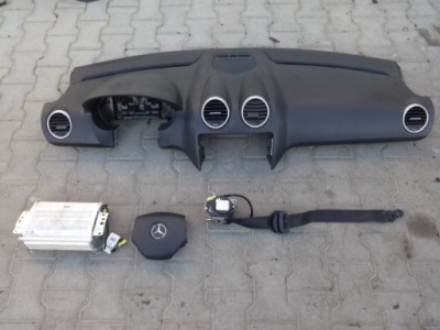 Mercedes ml w164 05r- приборная панель консоль подушки безопасности pas фото №1