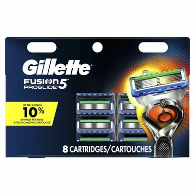 Gillette Fusion 5 Proglide wkłady ostrza 8 szt USA