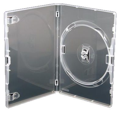 Pudełka AMARAY CLEAR na 1 x DVD 10 sztuk 14mm
