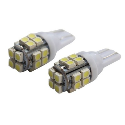 LUZ DIODO LUMINOSO LED 24 SMD 1210 W5W T10 POSTOJOWKA 24V  