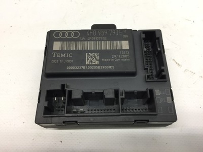 AUDI A6 C6 MÓDULO DE PUERTA IZQUIERDO PARTE DELANTERA 4F0959793E  