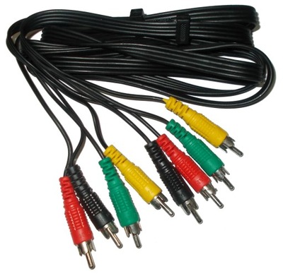 KABEL 4x RCA (CINCH) - 4x RCA DŁUGOŚĆ 1,8m (0537)