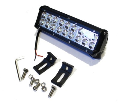 LIGHTBAR HALÓGENO FARO EN FUNCIONAMIENTO DIODO LUMINOSO LED ATV QUAD CROSS MOTO AUTO 18 54W HOM E9  