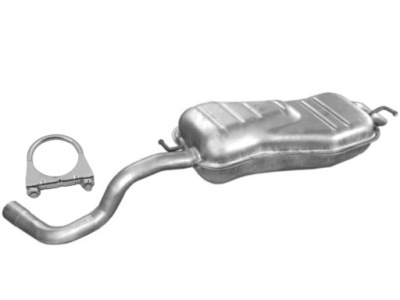 Audi a3 1.9d год 1996-2003 гаситель конечный + хомут фото №1