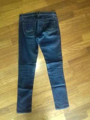 Granatowe spodnie jeansowe Primark Skinny 38 10