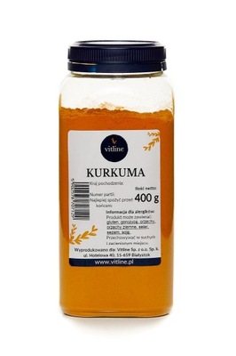 KURKUMA MIELONA 400 G SŁOIK NATURALNA