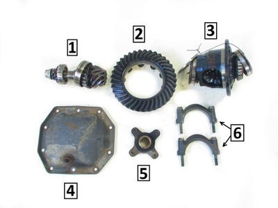 VW LT II SPRINTER DIFERENCIAL EJE TAPA FLANSZA RANURA  