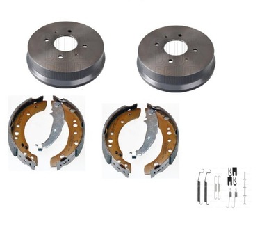 Тормозные барабаны тормозные колодки smart forfour 03- задняя kpl фото №1