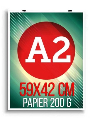 Plakat Plakaty A2 59x42cm wydruk Papier 200g 24h