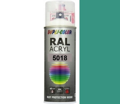 MOTIP RAL ACRYL 5018 ŽVILGANČIOS DUPLI-COLOR DAŽAI AKRYL SPRAY 400 ML 