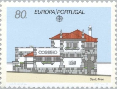 Portugalia 1990 Znaczek 1822 ** Europa CEPT poczta