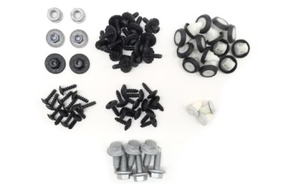 Набор элементов крепёжных бампер задняя audi a6 a7 фото №1