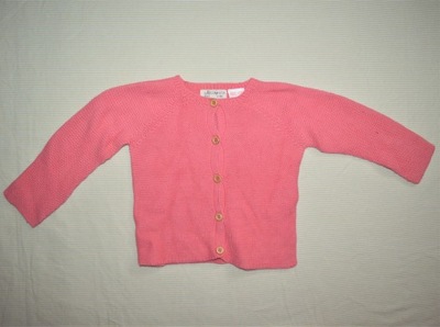 ZARA SWETER SWETEREK KARDIGAN 9-12m 80