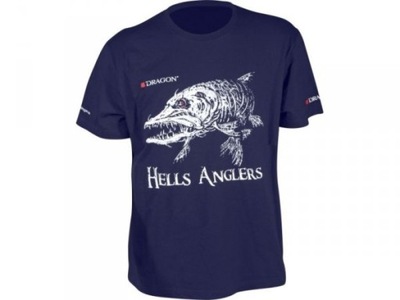 Dragon Koszulka T-shirt HELLS ANGLERS Szczupak S