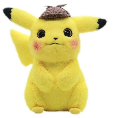 MASKOTKA pluszak POKEMON DETEKTYW PIKACHU 27CM GO