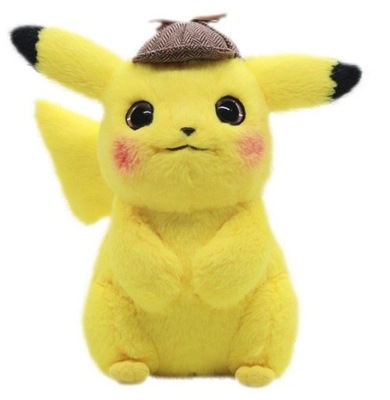 MASKOTKA pluszak POKEMON DETEKTYW PIKACHU 28CM GO