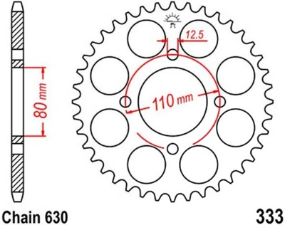 Zębatka tylna JT R333 34-41Z Honda CB 750 F SupersPORT NOWA