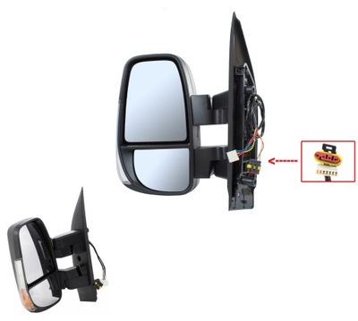 Зеркало электрический левая iveco daily vi 2014- фото №1