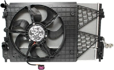 Комплект радиатор audi a1 8x 10- tfsi tdi фото №1