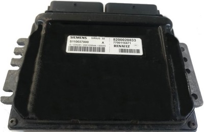 КОМПЬЮТЕР ECU MEGANE S110037000A 8200028833 CZYSTY