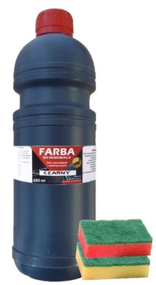 FARBA LAKIER DO SKÓRY KIEROWNIC TAPICERKI 480ml