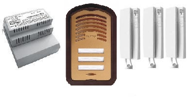 DOMOFON 3 RODZINNY ELFON interkom KEN-3 3x unifon