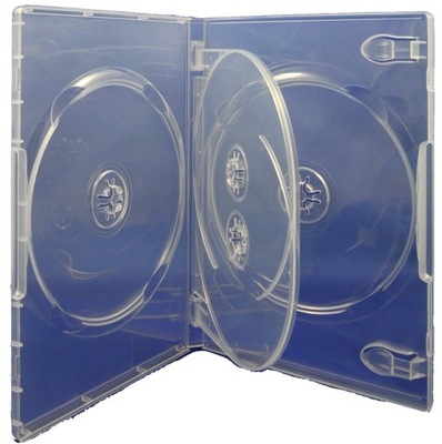 Pudełka na cztery płyty Super Clear 4 x DVD 10szt