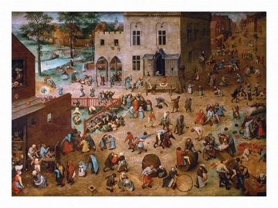 PIETER BRUEGEL Zabawy dziecięce