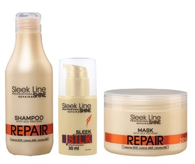 STAPIZ Repair Zestaw Szampon 300 ml Odżywka Maska